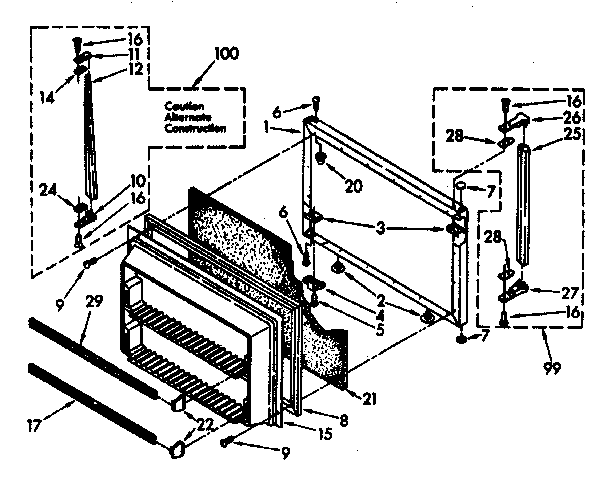 FREEZER DOOR PARTS