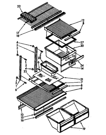 Shelf parts