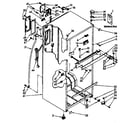 Kenmore 1068698091 cabinet parts diagram