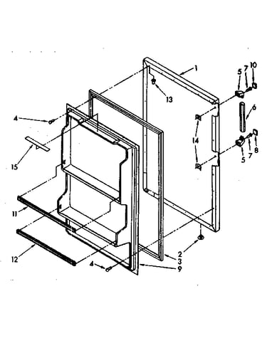 Refrigerator door parts