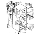 Kenmore 1069608011 cabinet parts diagram