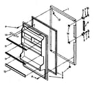Kenmore 1069608081 refrigerator door parts diagram