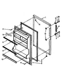 Refrigerator door parts