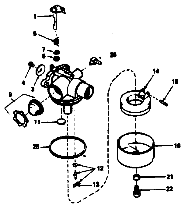 Carburetor no. 632387