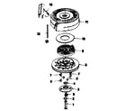 Craftsman 143384452 rewind starter no. 590621 diagram