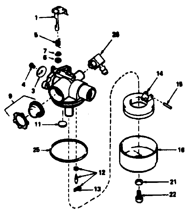 Carburetor no. 632389