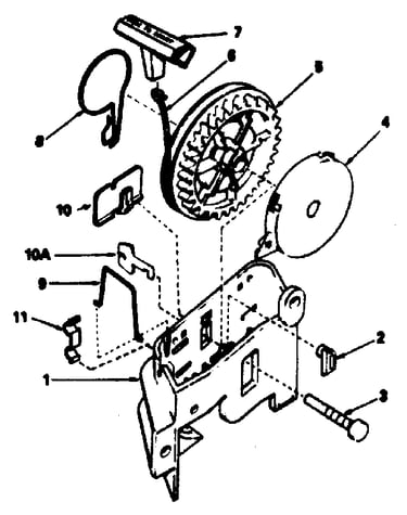 Rewind starter no. 590531