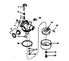 Craftsman 143384572 carburetor no. 632387 diagram