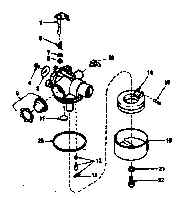 Carburetor no. 632387