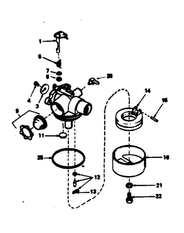 Carburetor no. 632387