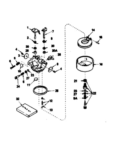 Carburetor no. 631716