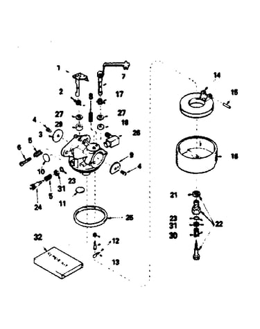 Carburetor no. 631921