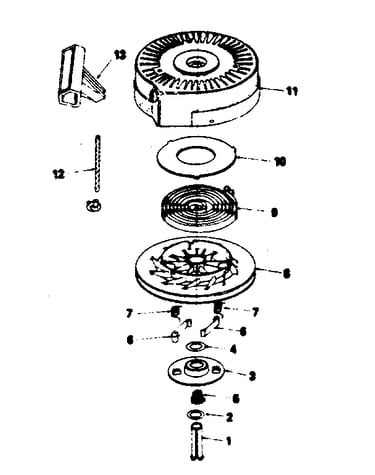 Rewind starter no. 590642