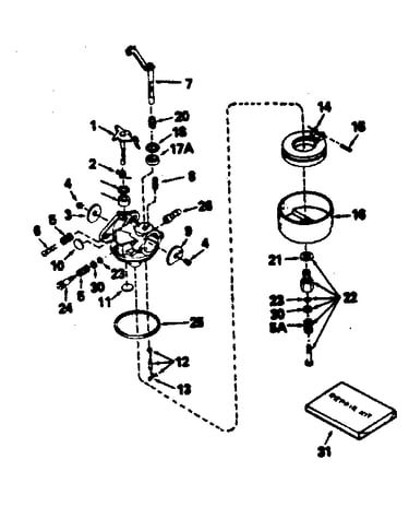 Carburetor no. 631453