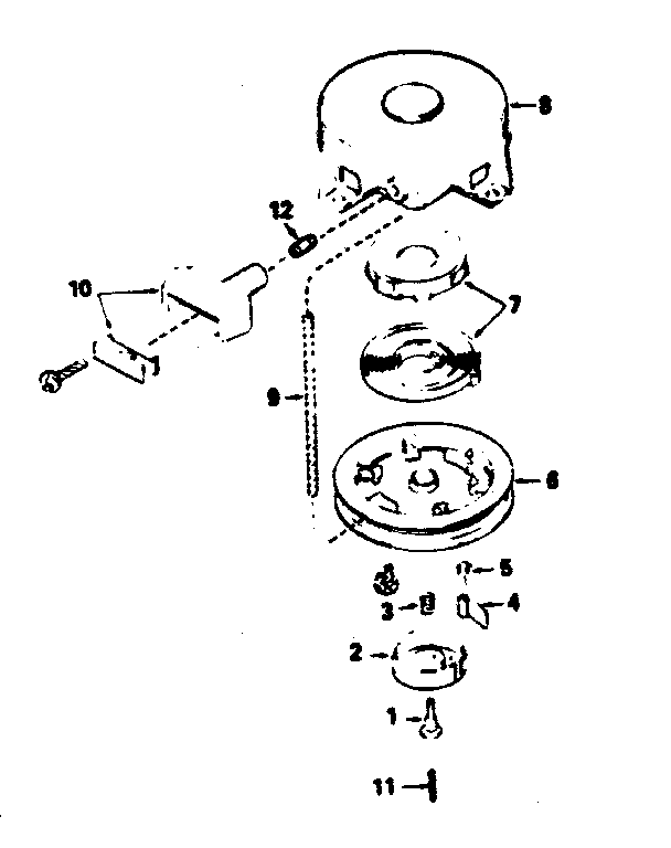 Rewind starter no. 590420a