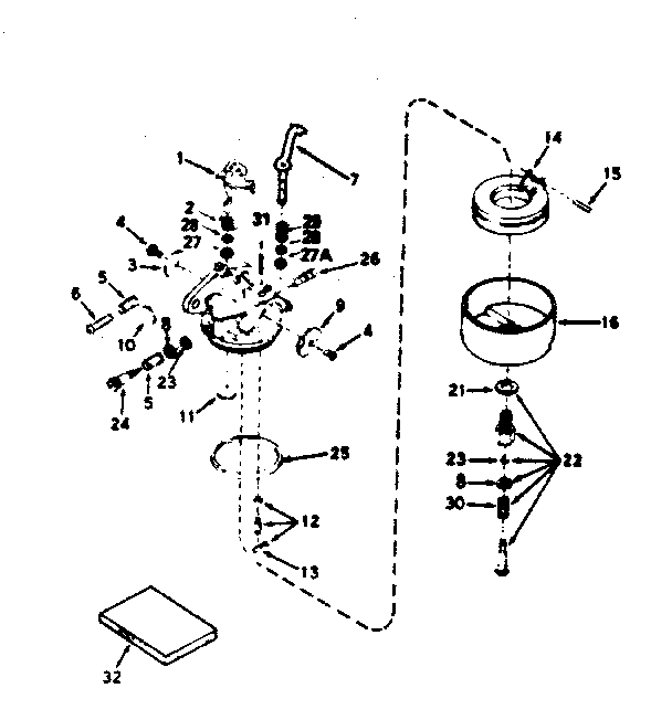 Carburetor no. 632272