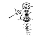 Craftsman 143786172 rewind starter no. 590633 diagram