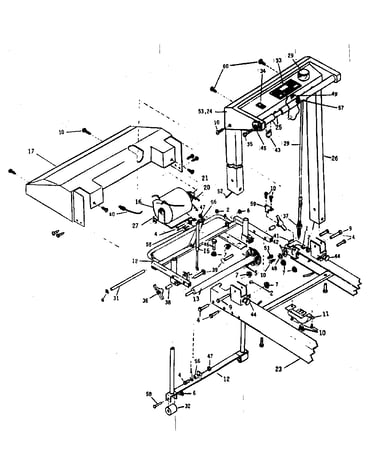 Motor assembly and control panel