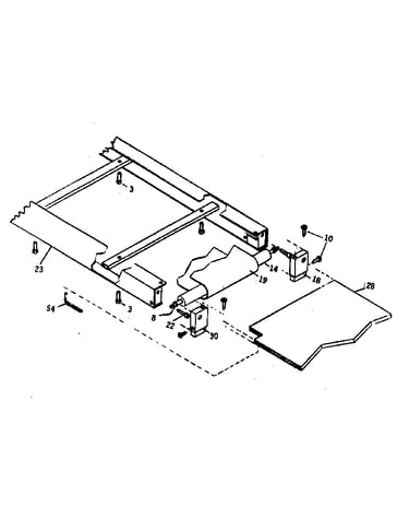 Rear roller assembly
