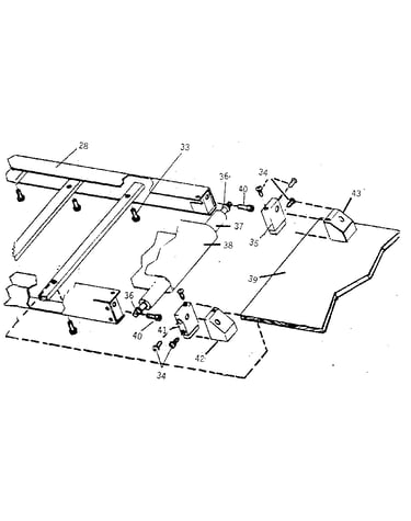 Rear roller assembly