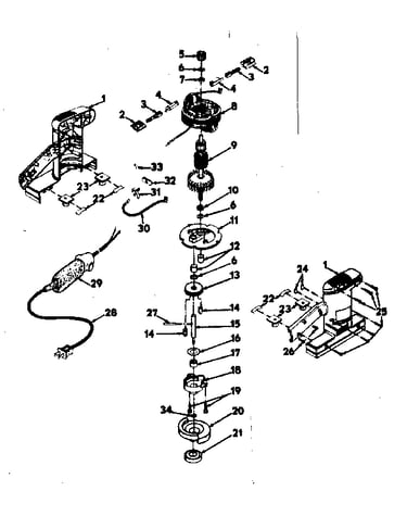 Field and armature assembly