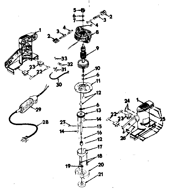 Field and armature assembly