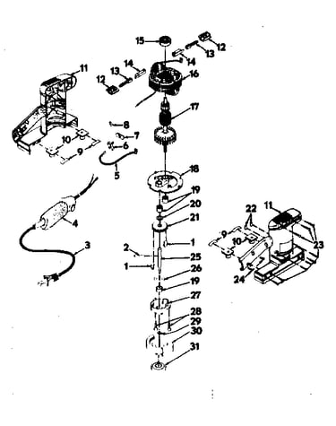 Field and armature assembly