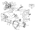 Craftsman 358356280 handle assembly diagram