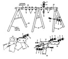 Sears 512725522 a-frame assembly diagram