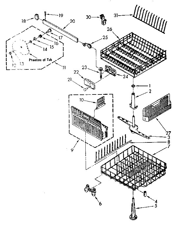 DISHRACK PARTS