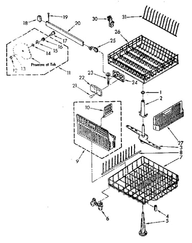 Dishrack parts