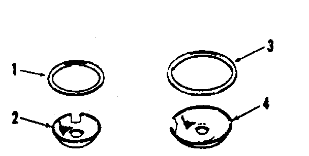 Porcelain pan and chrome ring kit no. 8068400