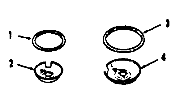 Porcelain pan and chrome ring kit no. 8068400