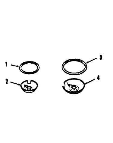 Porcelain pan and chrome ring kit no. 8068400