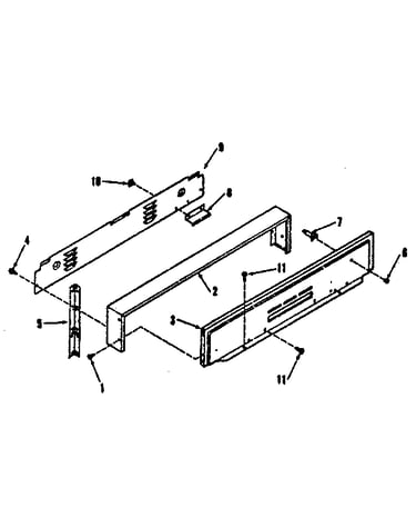 Backguard section