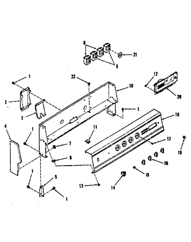 Backguard section