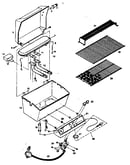 Grill and burner section