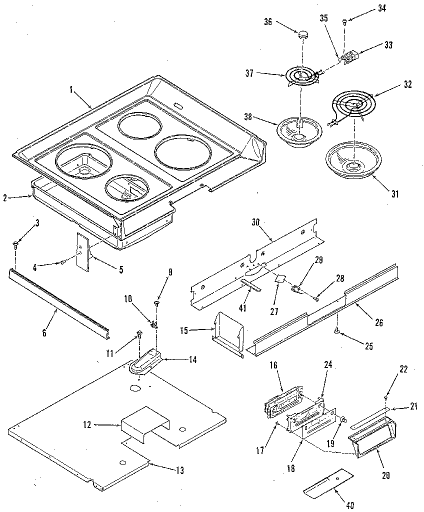 Main top section