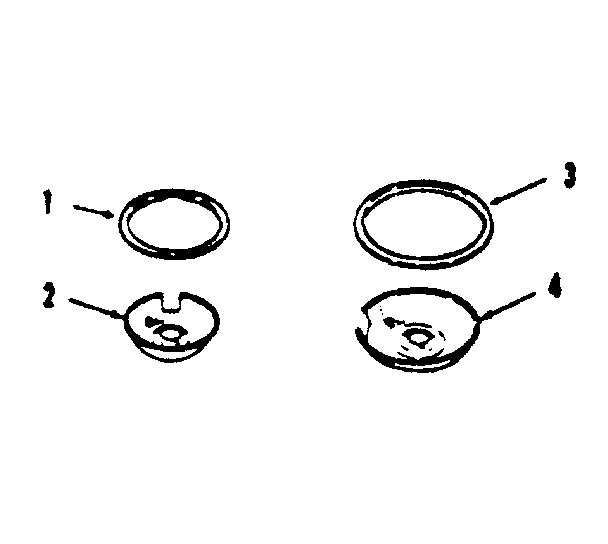 OPTIONAL PORCELAIN PAN AND CHROME RING KIT NO. 8068400