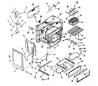 Kenmore 9119858710 lower body section diagram
