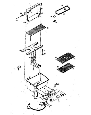 Grill and burner