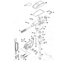 Craftsman 48859386X motor housing and handle assemblies diagram