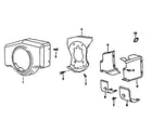 Briggs & Stratton 422400 TO 422499 (0750-01 - 0750-01 muffler, air guide and housing group diagram