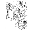 Kenmore 11086681820 cabinet parts diagram