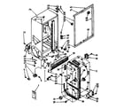 Kenmore 1068562912 cabinet parts diagram
