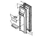 Kenmore 1068562982 refrigerator interior door panel parts diagram
