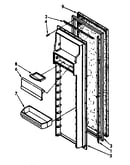 Refrigerator interior door panel parts