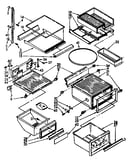 Refrigerator interior parts