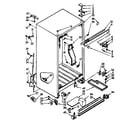 Kenmore 1068607783 cabinet parts diagram