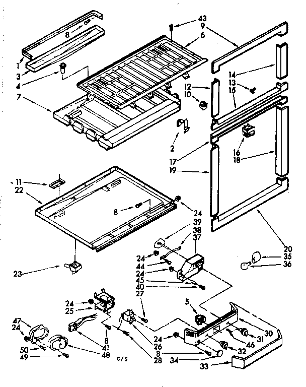 Breaker and partition parts